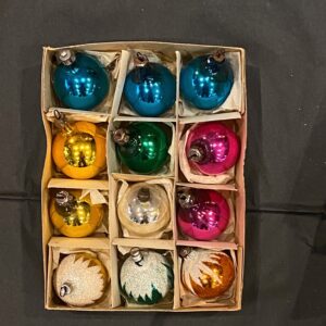 Série de 12 boules de Noël 4 cm – Image 2