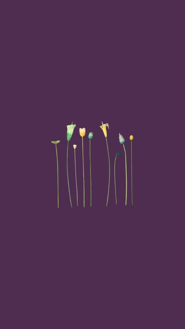 Fleurs en bois sculpté