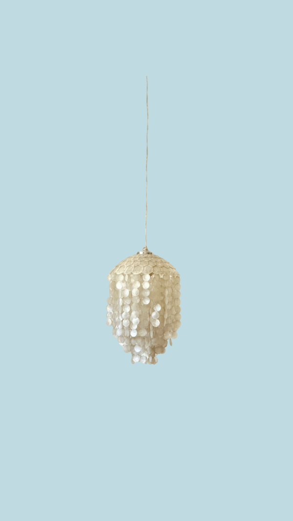 Lustre méduse en nacre