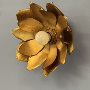 Paire d'appliques métal doré – Image 3